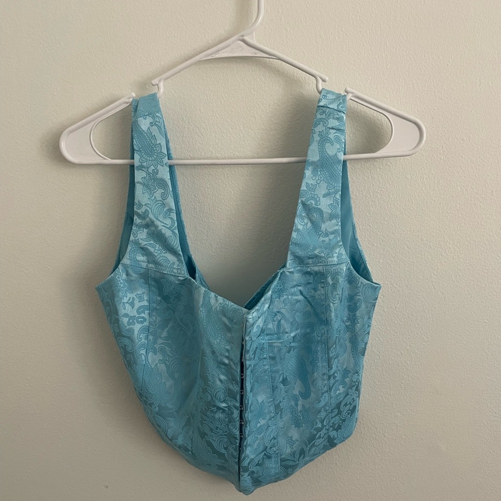 Blue Princess Polly Corset Top